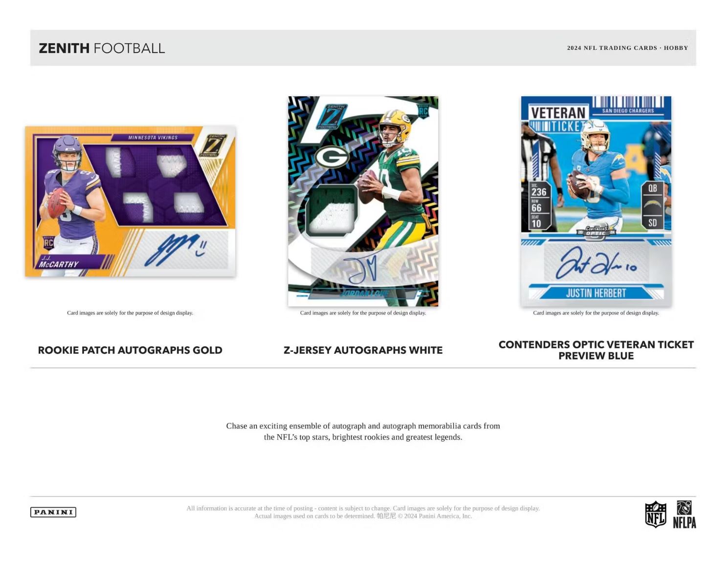 2024 Panini Zenith Football Hobby Box