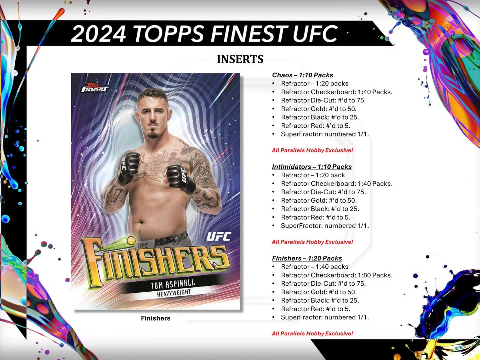 2024 Topps Finest UFC Hobby Box