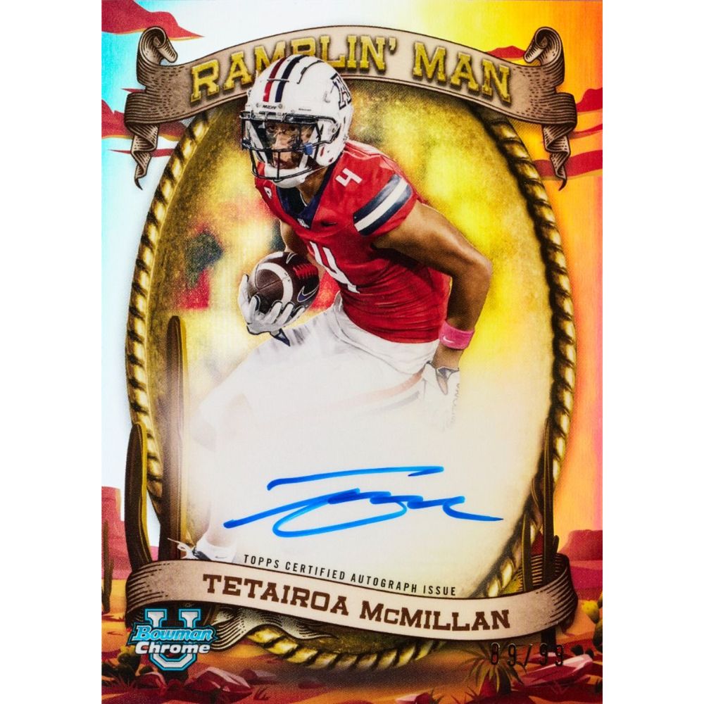 2024 Bowman Chrome University Football Breaker Delight Box