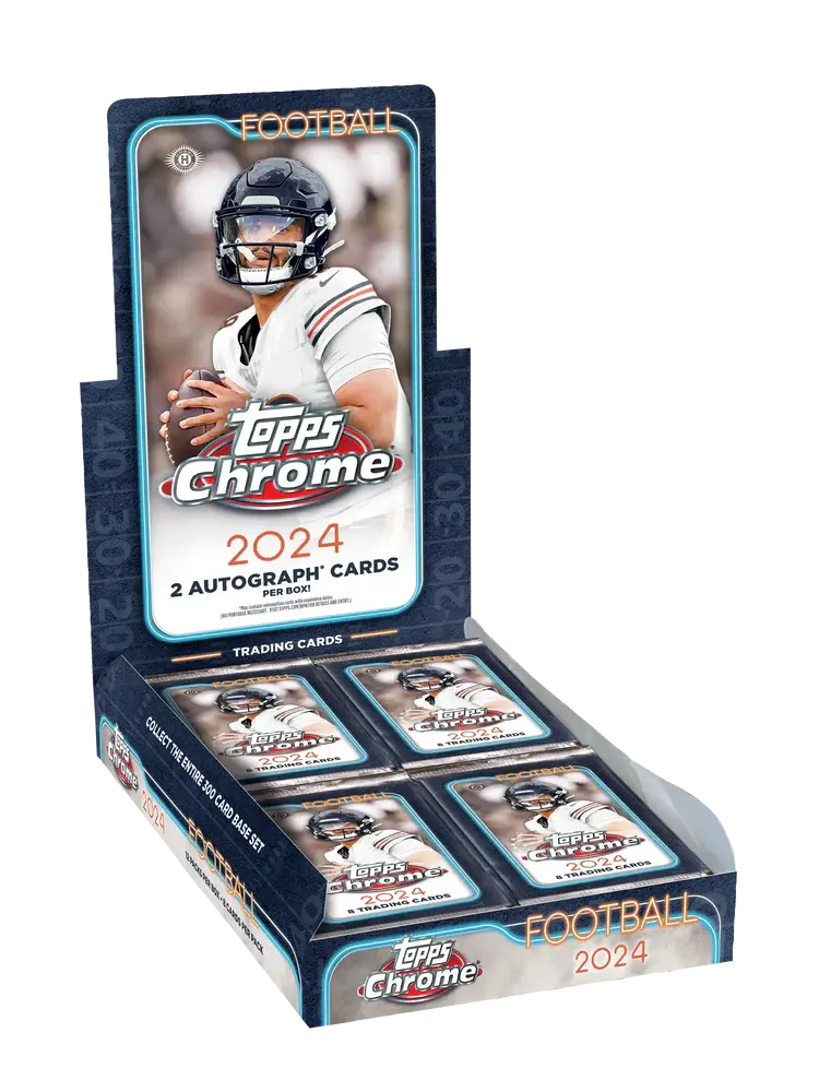 2024 Topps Chrome Football Hobby Box