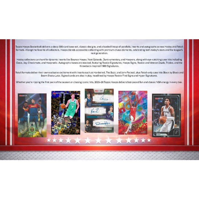 2025/26 Topps Hoops Basketball Blaster 40-Box Case (Presell)