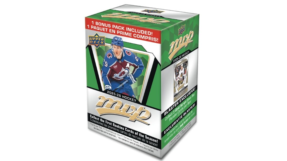 2025-26 Upper Deck MVP Hockey Blaster Case (Case of 20 Boxes)