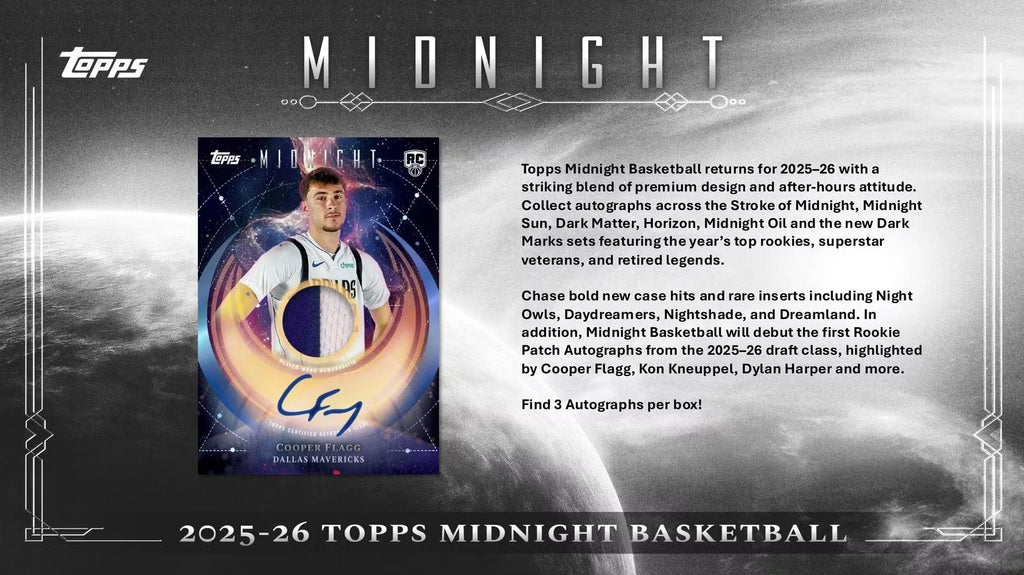 2025-26 Topps Midnight Basketball Hobby Box