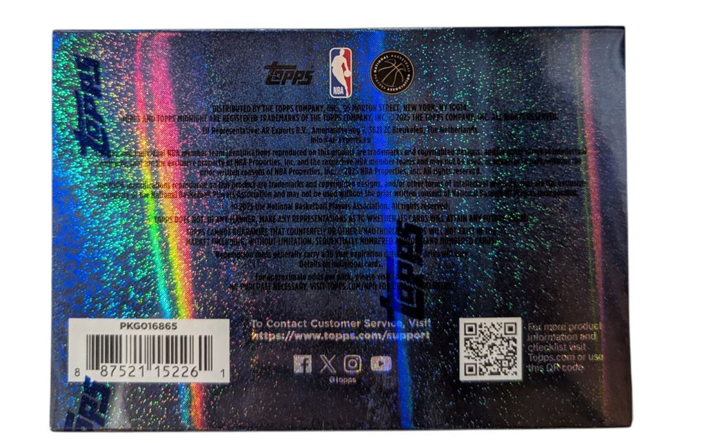 2025-26 Topps Midnight Basketball Hobby Box