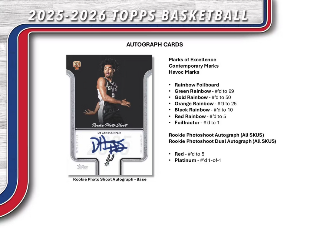 2025-26 Topps Basketball Hobby Box