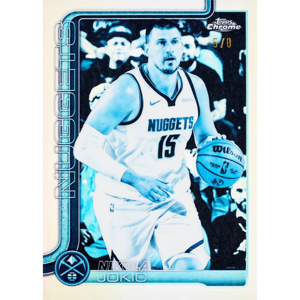 2025/26 Topps Chrome Basketball First Day Jumbo Box