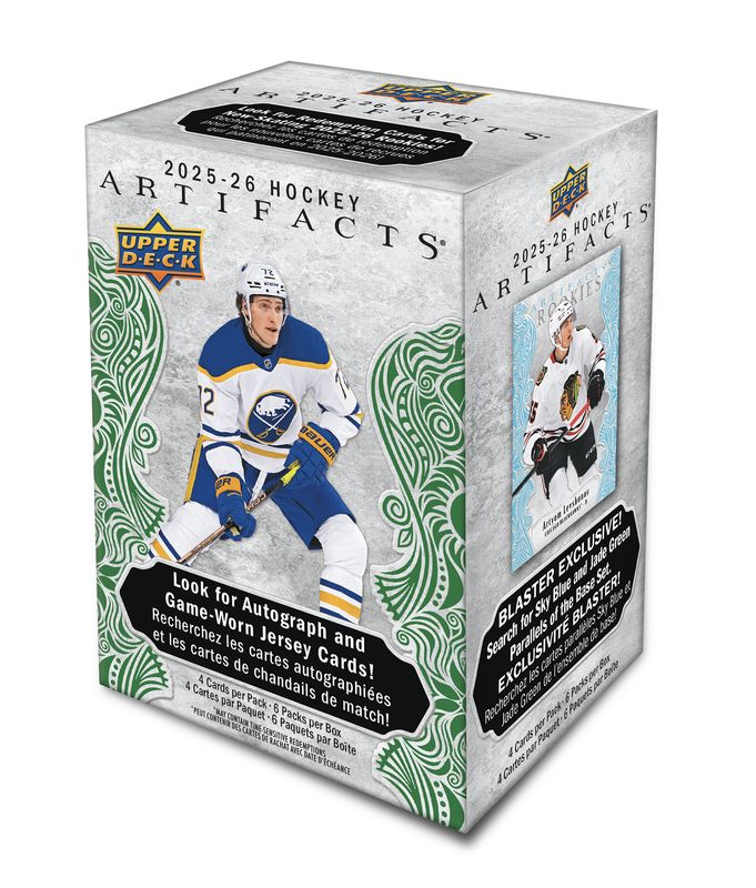 2025-26 Upper Deck Artifacts Hockey Blaster Case (Case of 20 boxes)