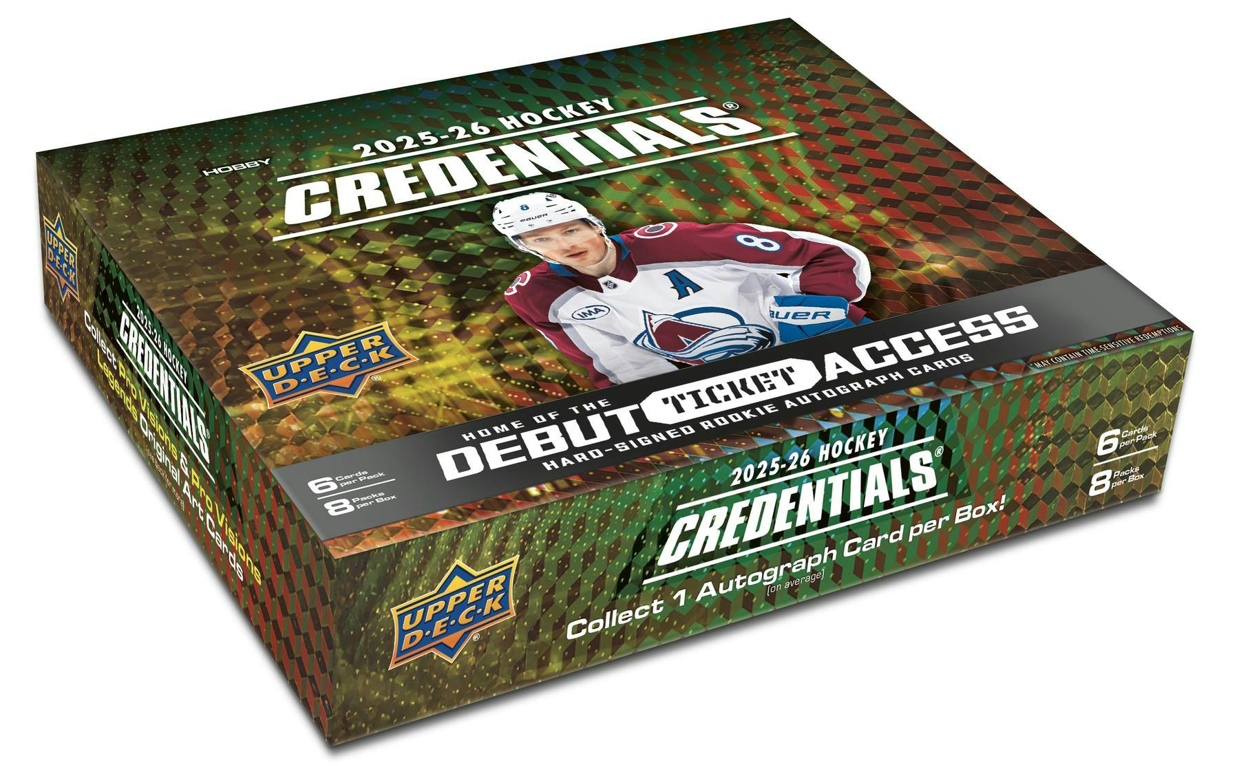 2025-26 Upper Deck Credentials Hockey Hobby Box