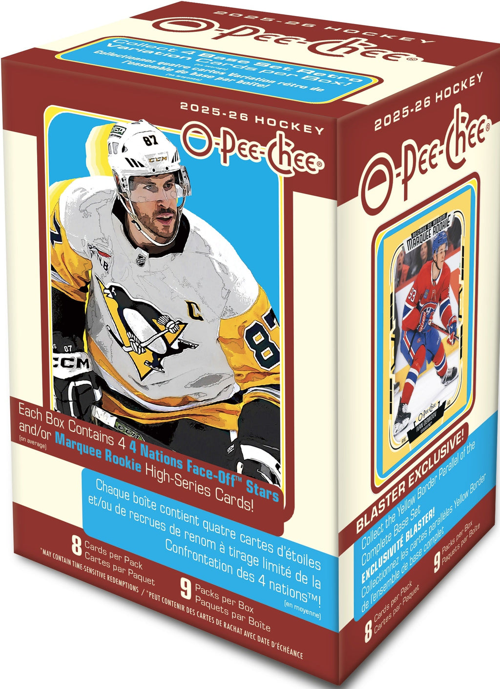2025-26 Upper Deck O-Pee-Chee Hockey Blaster Case (Case of 20 boxes)