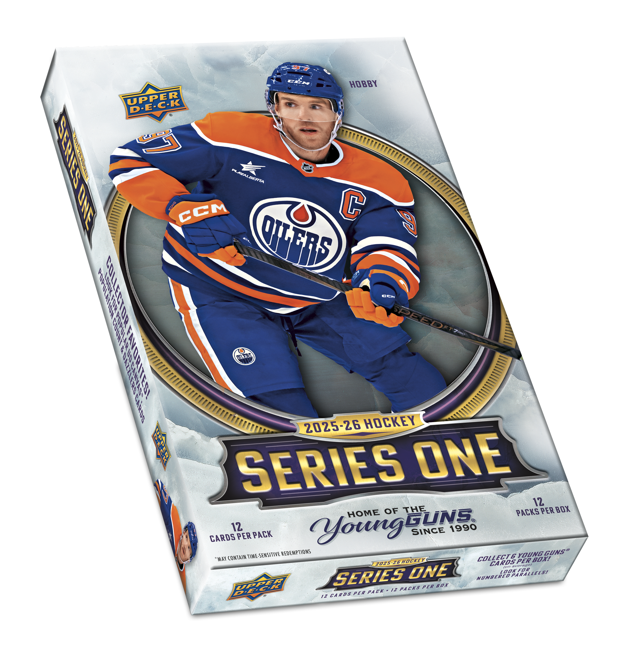 2025-26 Upper Deck Series 1 Hockey Hobby Case (Case of 12 boxes)