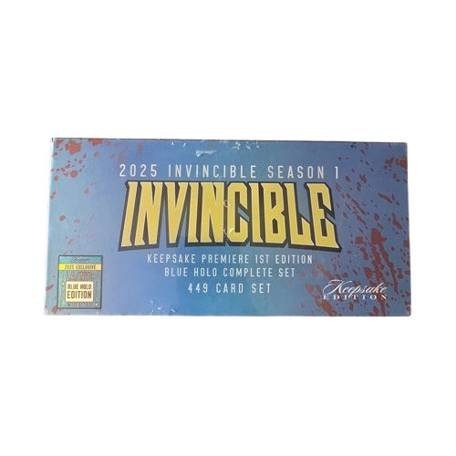 Keepsake: Invincible Season 1 - Premier 1st Edition Blue Holo Complete Set (449 Card Set) (2025 LACC/NYCC Exclusive)