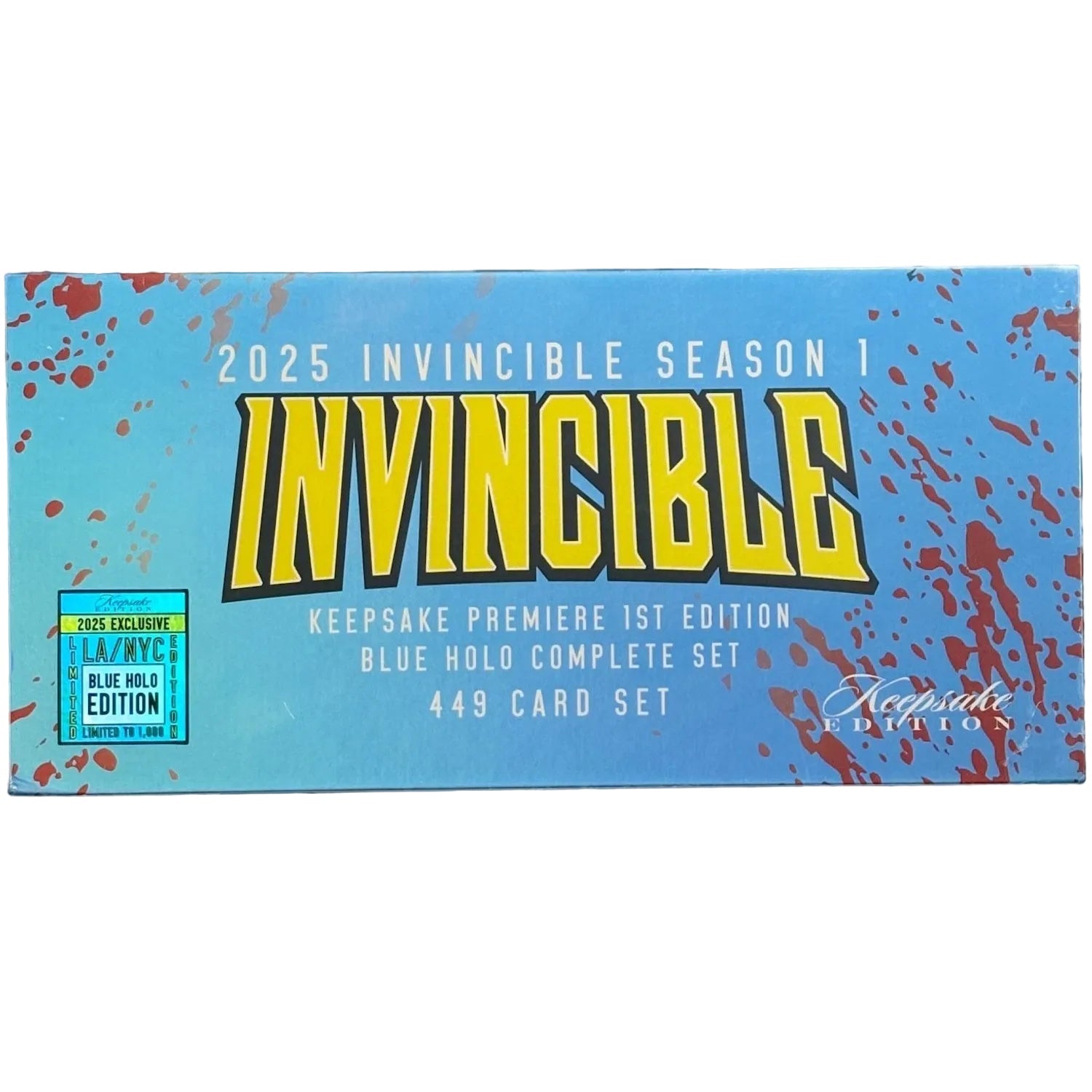 Keepsake: Invincible Season 1 - Premier 1st Edition Blue Holo Complete Set (449 Card Set) (2025 LACC/NYCC Exclusive)