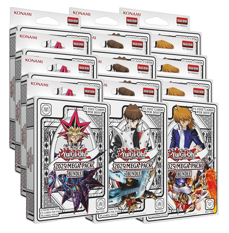 Yu-Gi-Oh: 2025 Mega-Pack Bundle Display