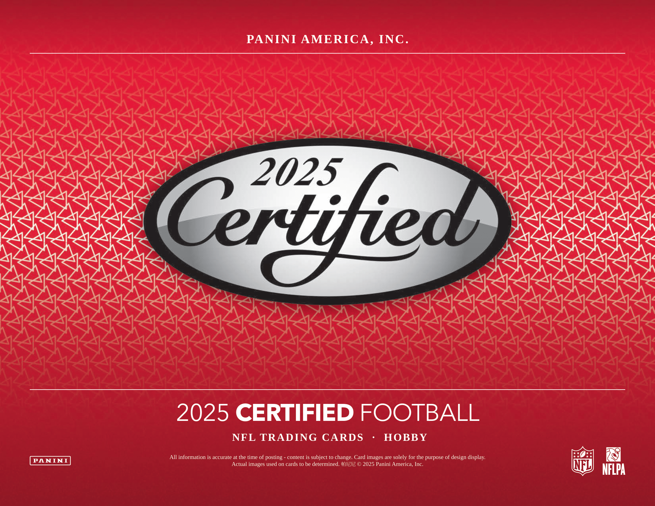 Panini - 2025 Certified American Football (NFL) - Hobby Box