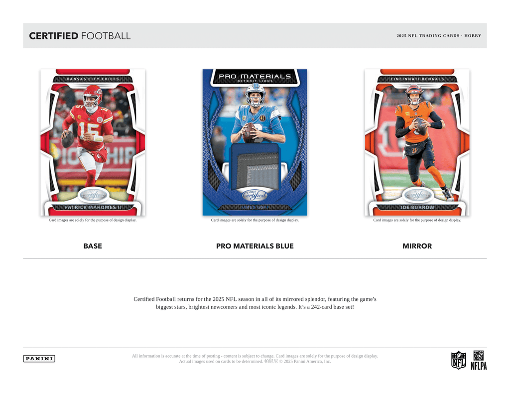 Panini - 2025 Certified American Football (NFL) - Hobby Box