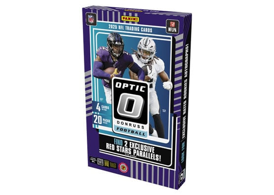 2025 PANINI DONRUSS OPTIC FOOTBALL HOBBY INTERNATIONAL BOX