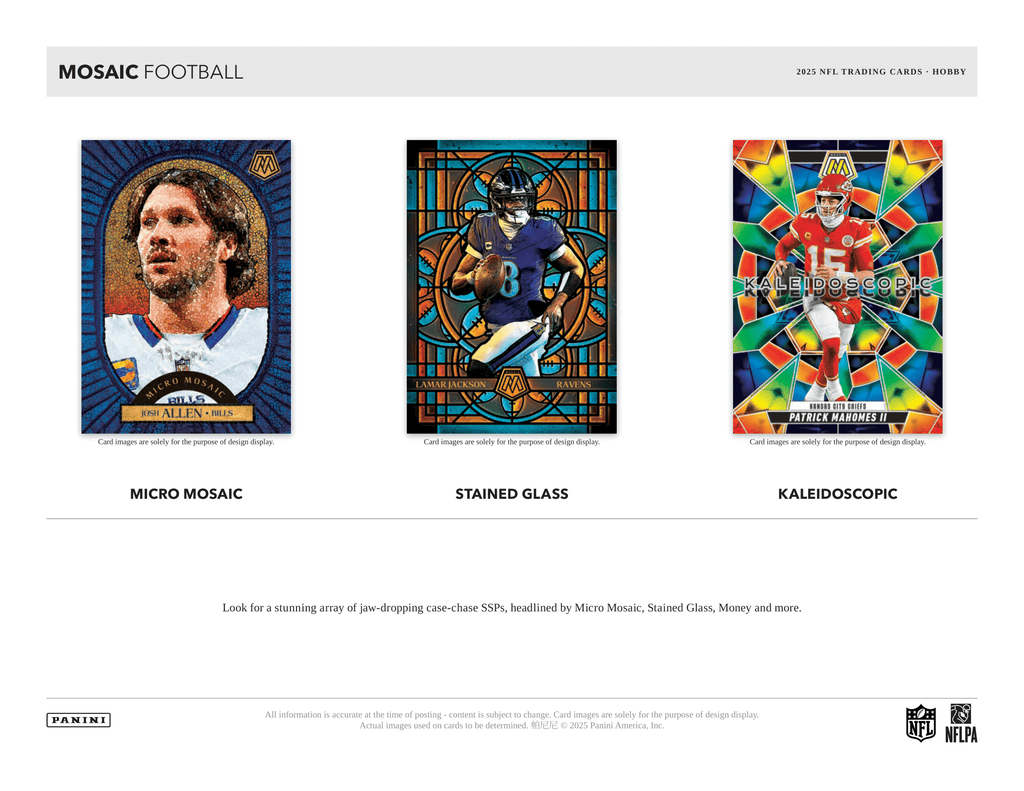 Panini - 2025 Mosaic American Football (NFL) - Hobby Box