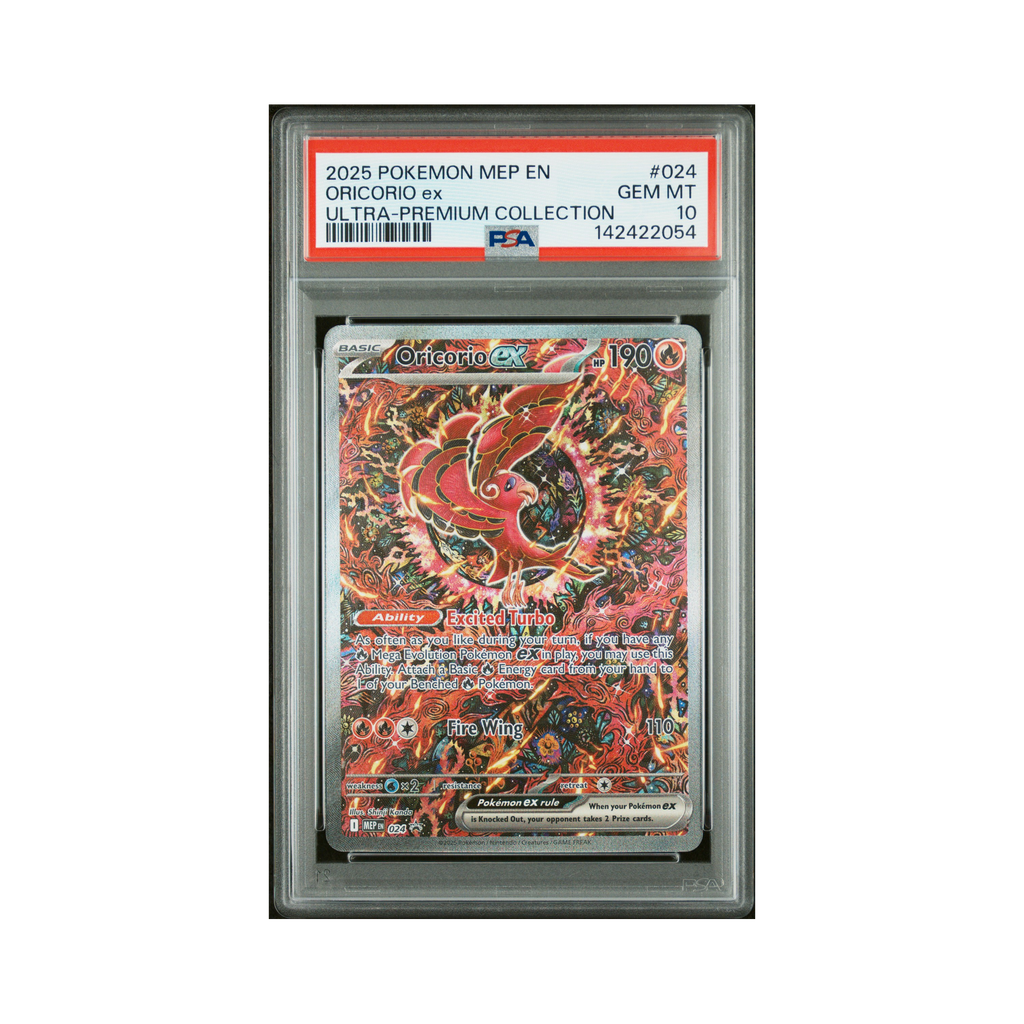 2025 Pokemon Mega Evolution Black Star Promos Oricorio ex #24 PSA 10