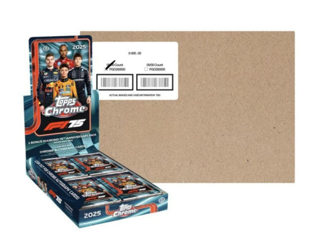 2025 Topps Chrome F1 Formula 1 Hobby 12-Box