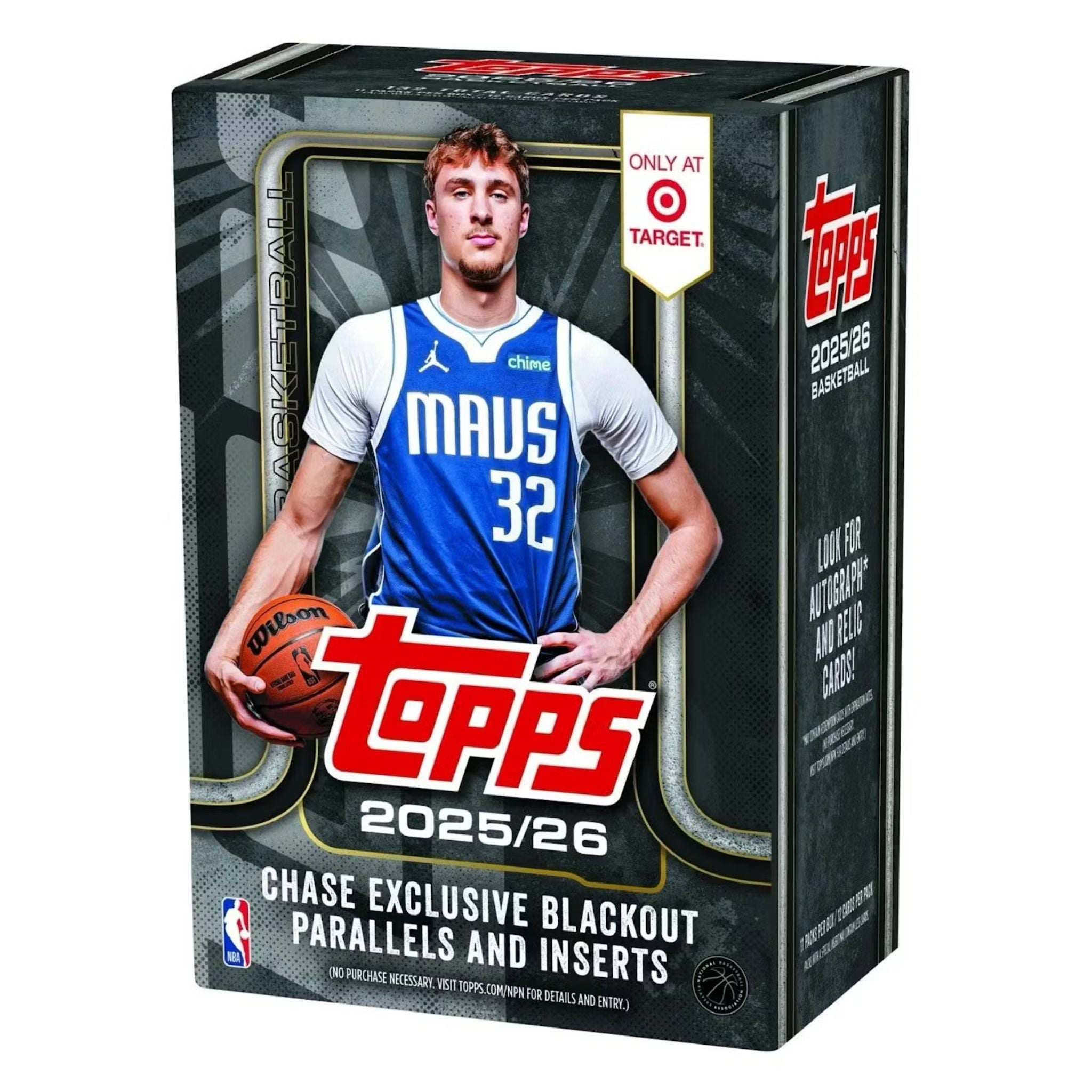 2025/26 Topps Basketball Blaster Box (Blackout Parallels)
