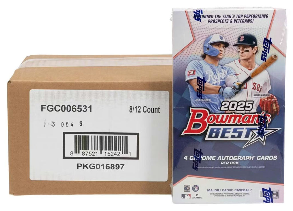 2025 Bowman's Best Baseball Hobby 8-Box Case