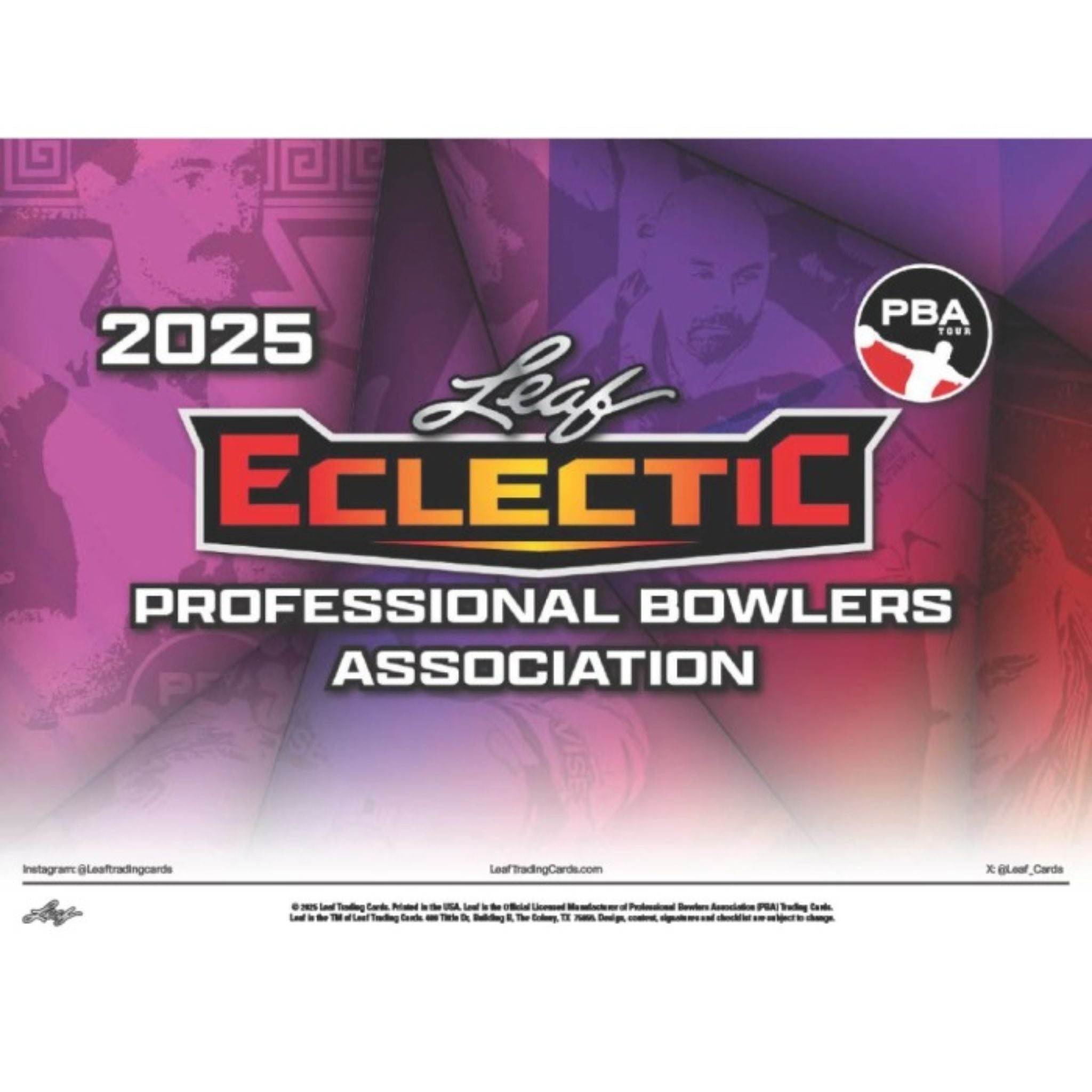 2025 Leaf Eclectic PBA Bowling Jumbo Box