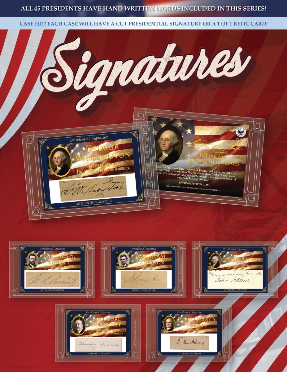2025 A Word From POTUS Display (10 Sealed Boxes)