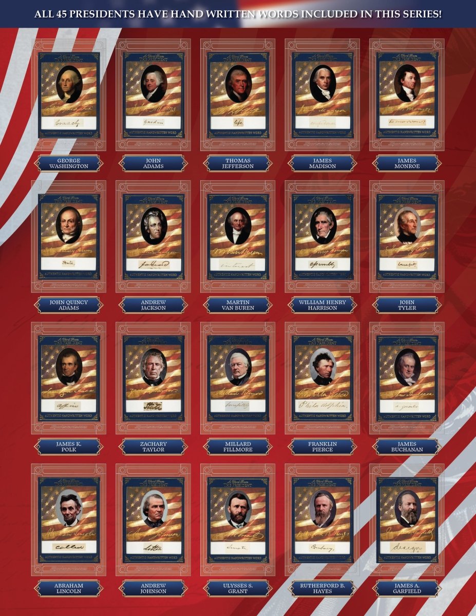 2025 A Word From POTUS Display (10 Sealed Boxes)