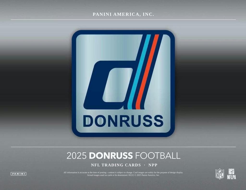 2025 Panini Donruss Football Value Pack Box (12 Packs)