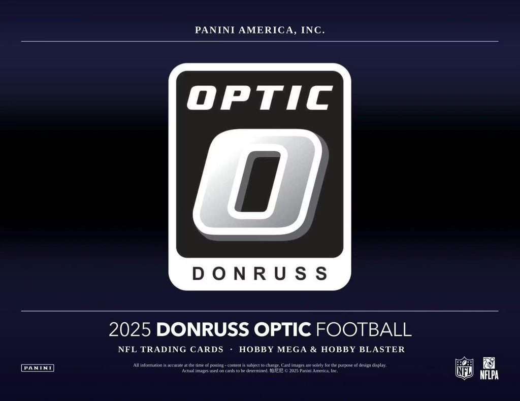 2025 Panini Donruss Optic Football Hobby Blaster Box (Blue Scope Parallels)