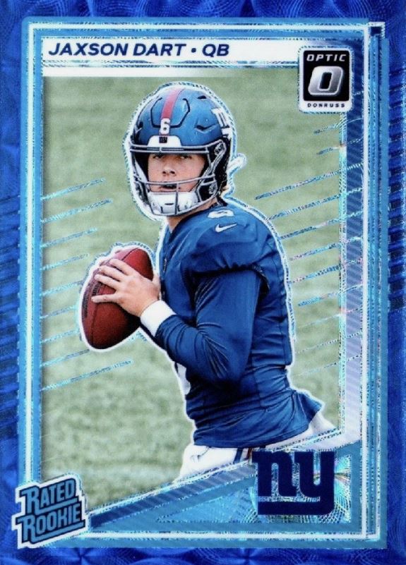 2025 Panini Donruss Optic Football Hobby Blaster Box (Blue Scope Parallels)