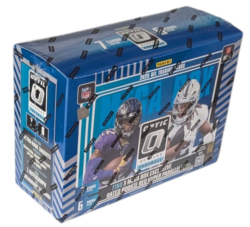 2025 Panini Donruss Optic Football Hobby Mega Box (Red Hyper Parallels)