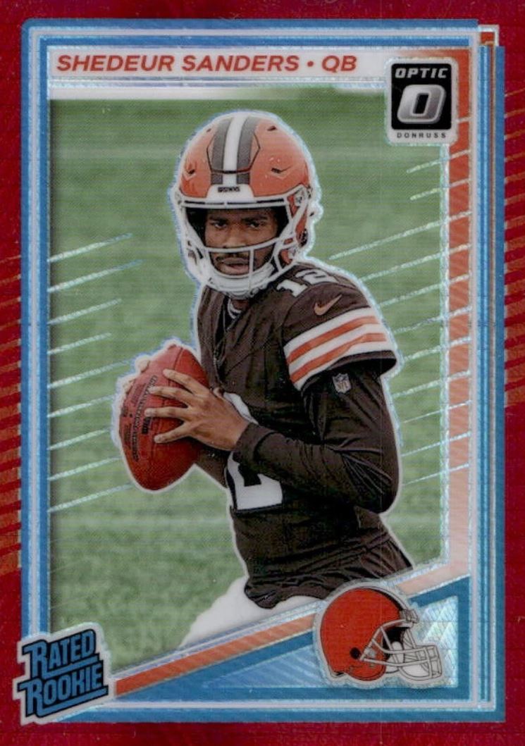 2025 Panini Donruss Optic Football Hobby Mega Box (Red Hyper Parallels)
