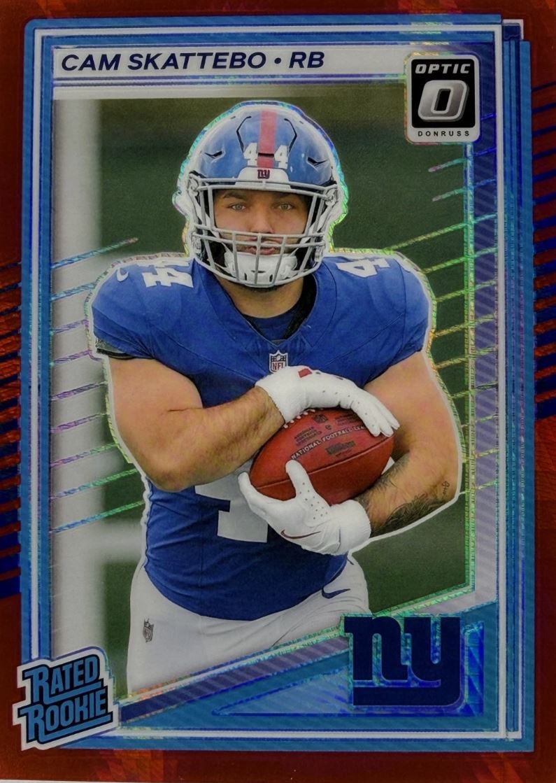 2025 Panini Donruss Optic Football Hobby Mega Box (Red Hyper Parallels)