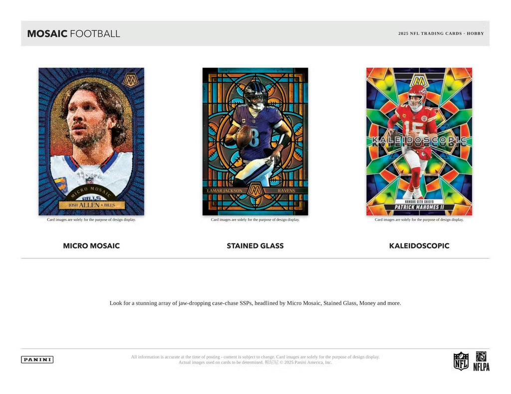 2025 Panini Mosaic Football Hobby Box