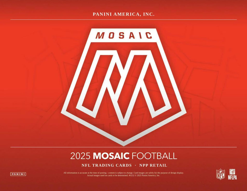 2025 Panini Mosaic Football Value Pack Box (12 Packs)