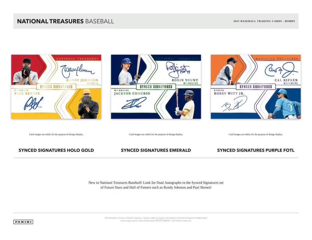 2025 Panini National Treasures Baseball Hobby Box