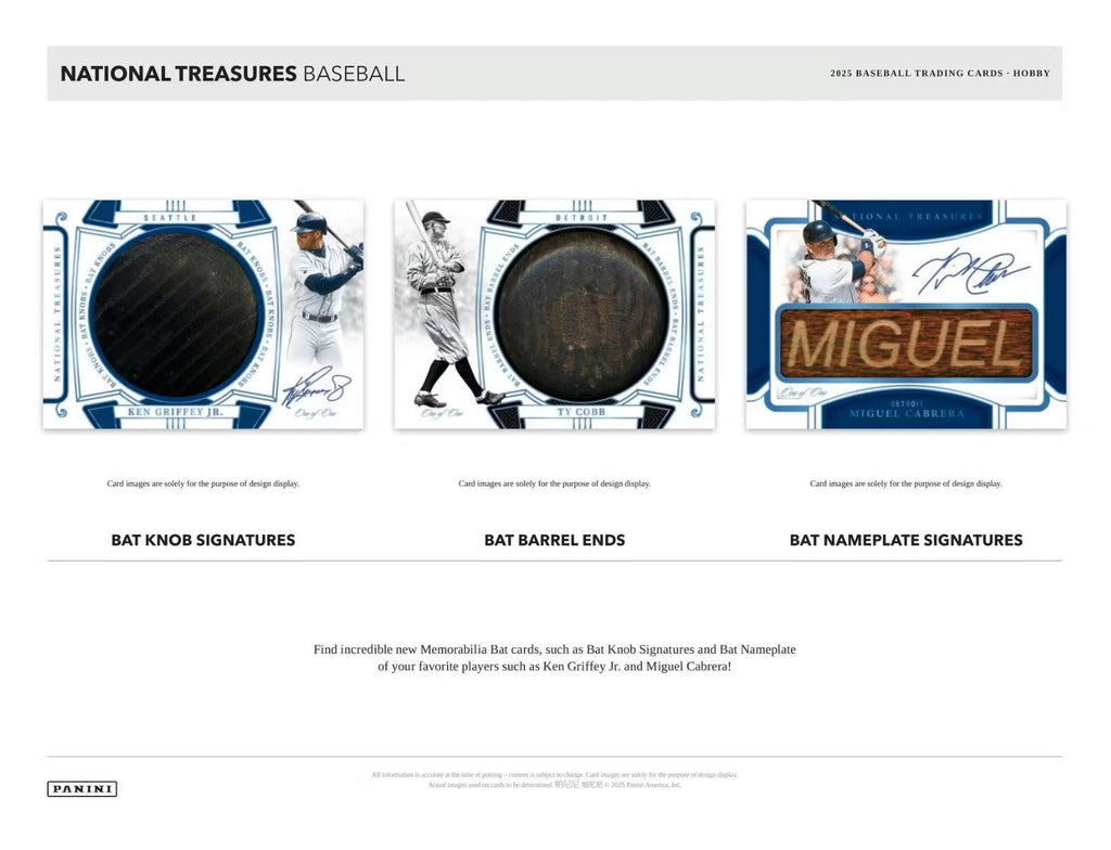 2025 Panini National Treasures Baseball Hobby Box