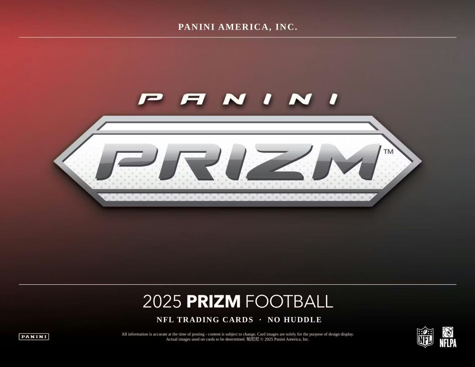 2025 Panini Prizm Football No Huddle Hobby Box