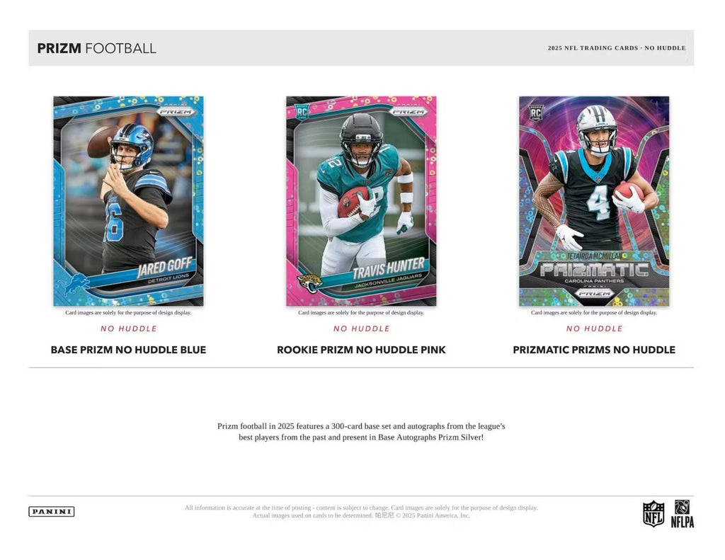 2025 Panini Prizm Football No Huddle Hobby Box
