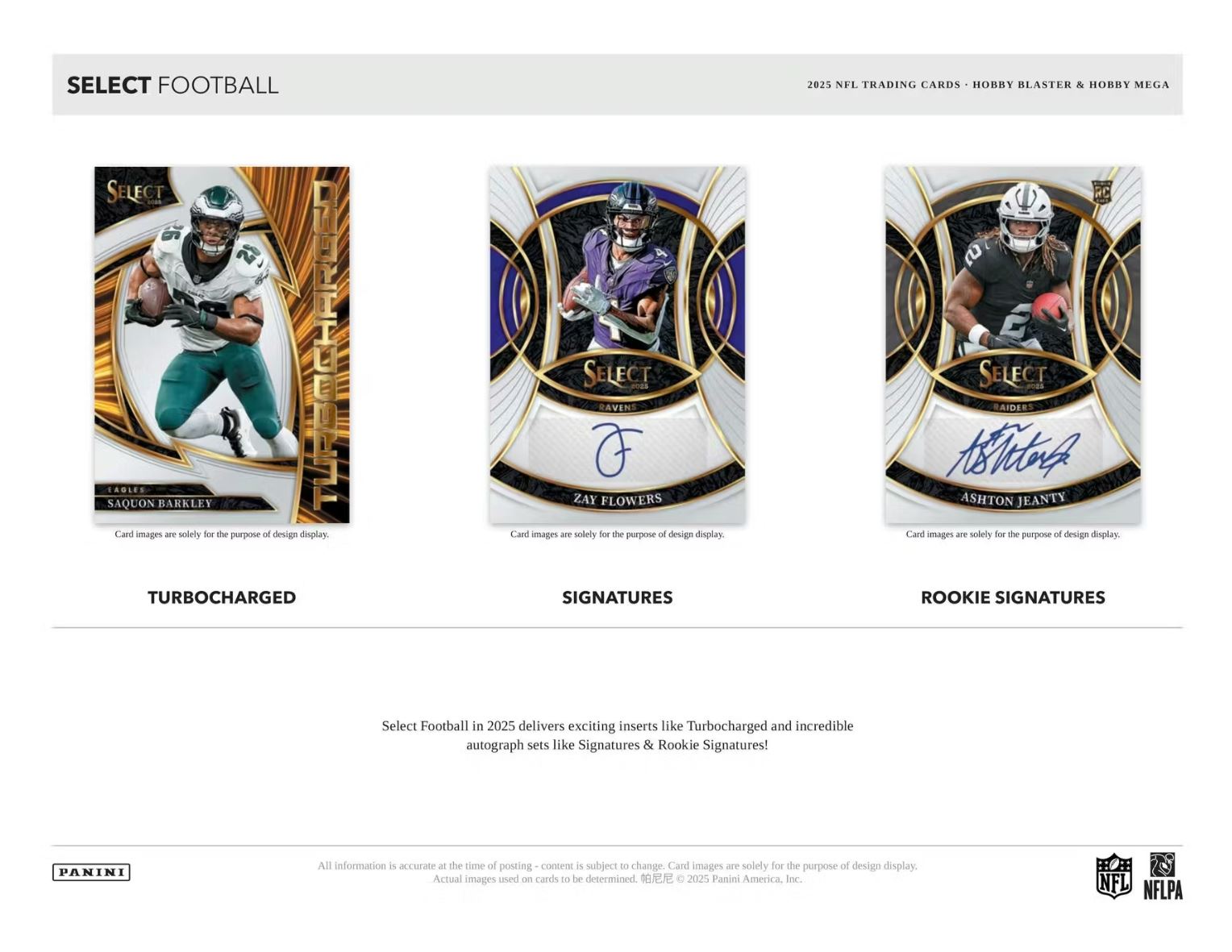 2025 Panini Select Football Hobby Mega Box (Black & Orange Prizm's)
