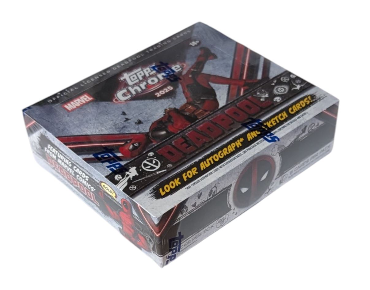 2025 Topps Chrome Deadpool Hobby Box