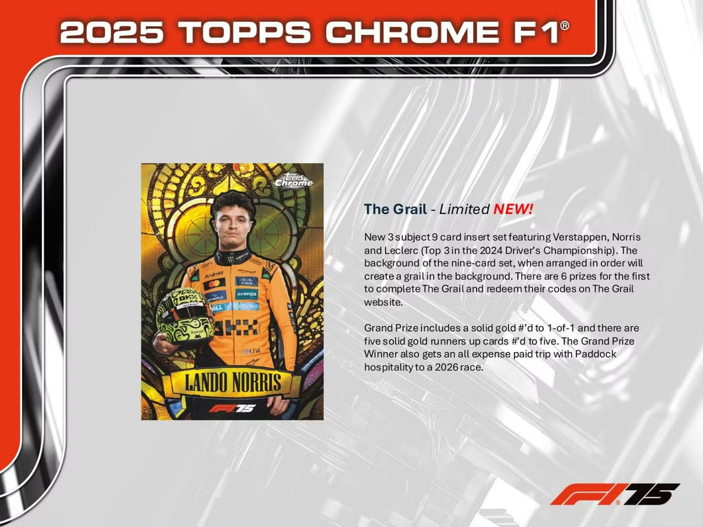 2025 Topps Chrome Formula 1 Hobby Box