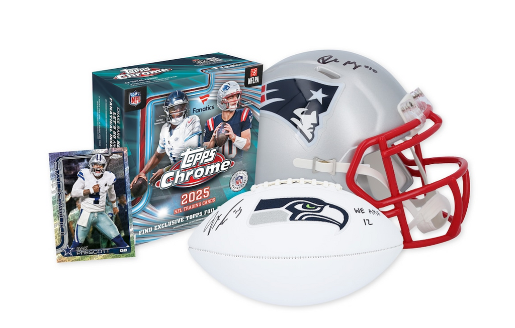 2025 Topps Chrome Football Fanatics Exclusive Mega Box