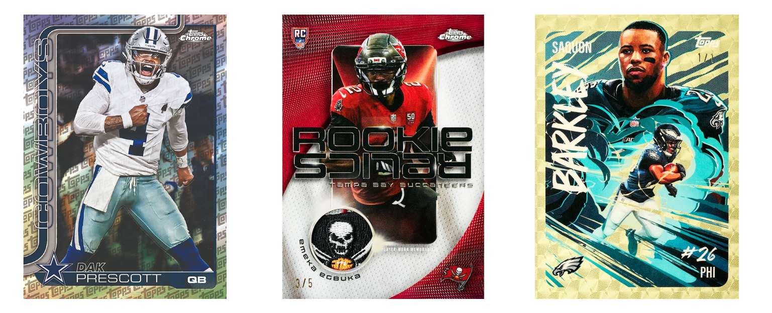 2025 Topps Chrome Football Fanatics Exclusive Mega Box