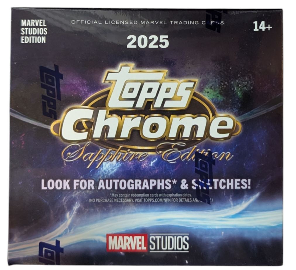 2025 Topps Chrome Sapphire Marvel Studios Hobby Box