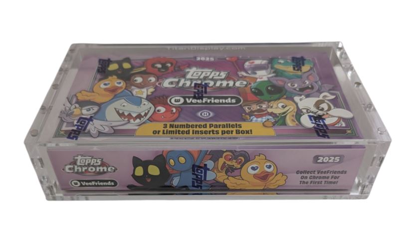 2025 Topps Chrome VeeFriends Hobby Box (Includes Titan Display Case)