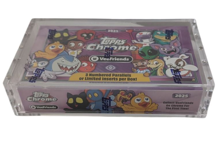 2025 Topps Chrome VeeFriends Hobby Box (Includes Titan Display Case)
