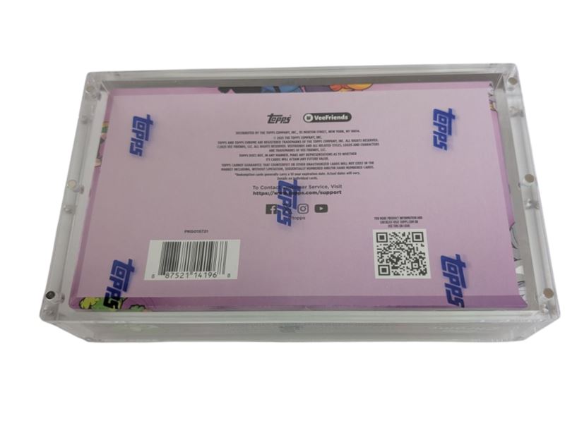 2025 Topps Chrome VeeFriends Hobby Box (Includes Titan Display Case)
