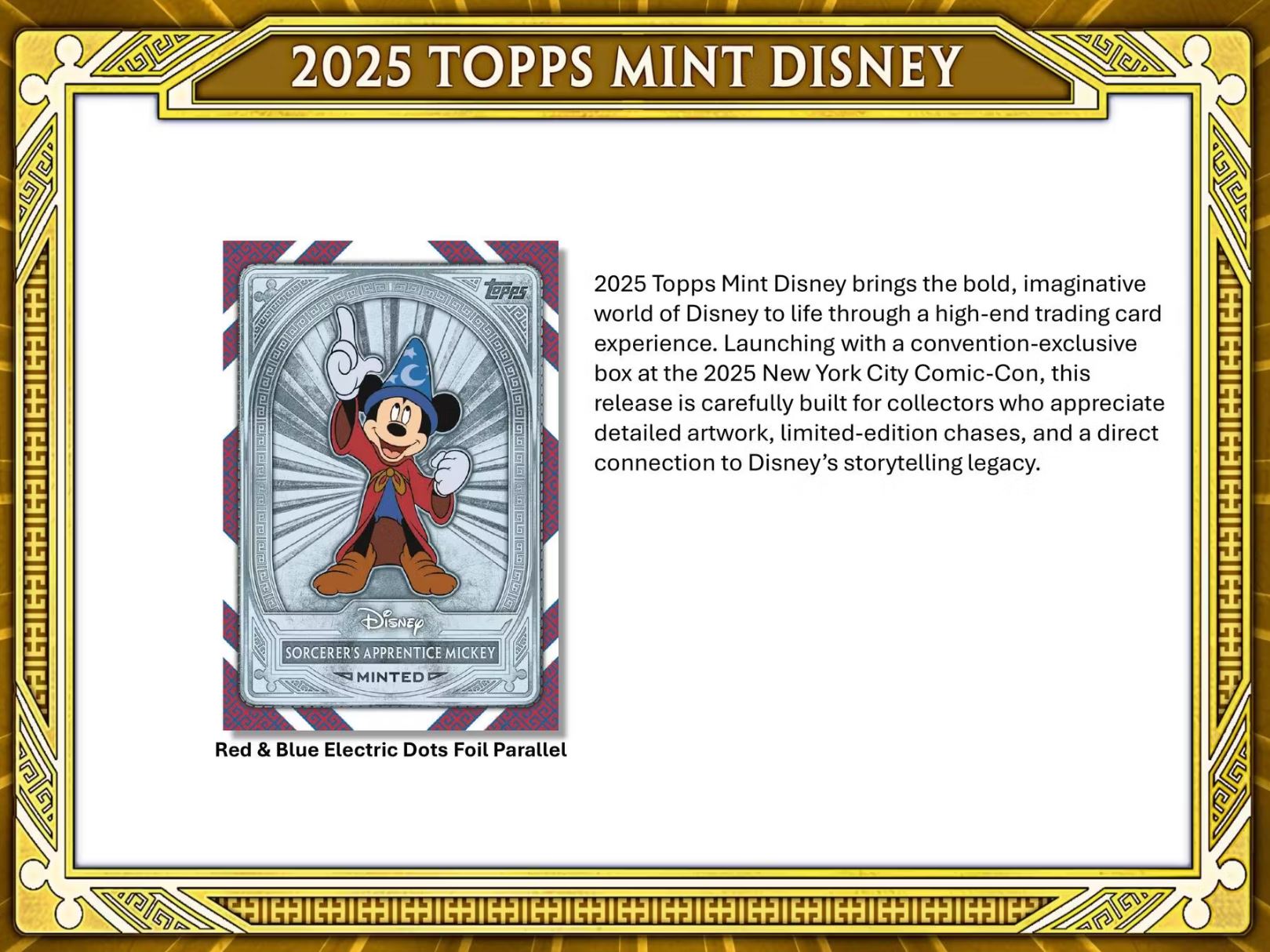 2025 Topps Disney Mint Hobby Box